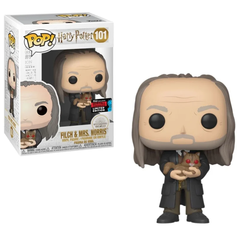 Funko Pop Figuren Harry Potter Argus Filch & Mrs. Norris